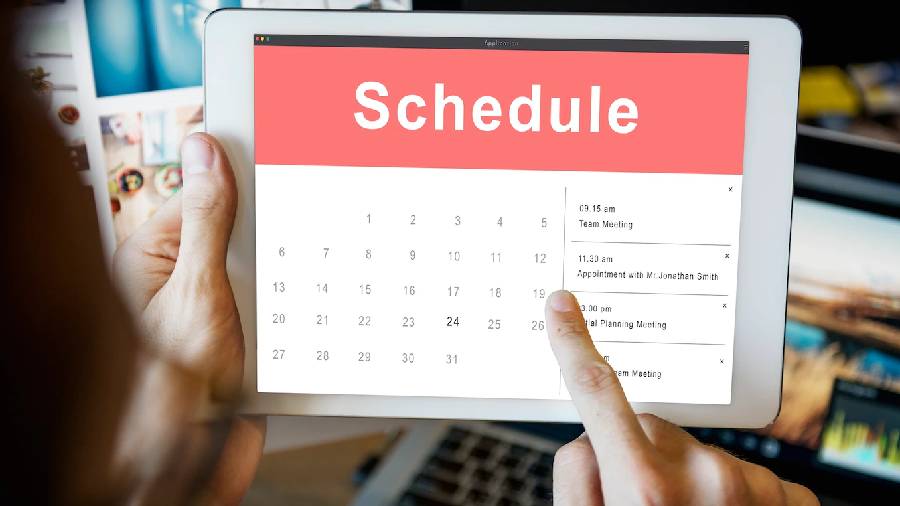 Keep a Schedule 