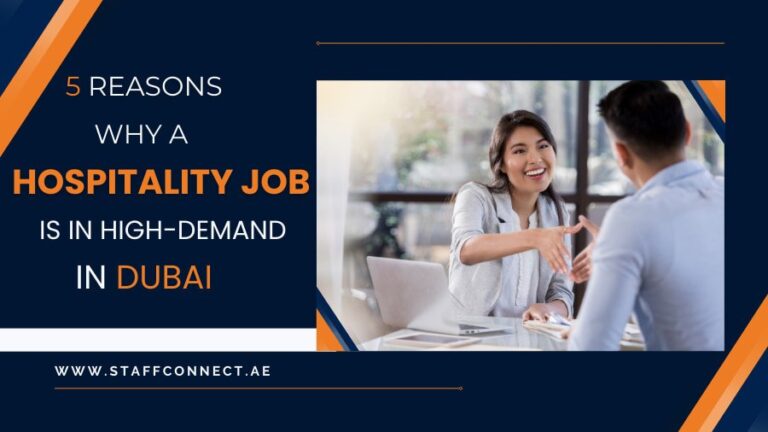 5 Reasons Why A Hospitality Job Is In High-Demand In Dubai  